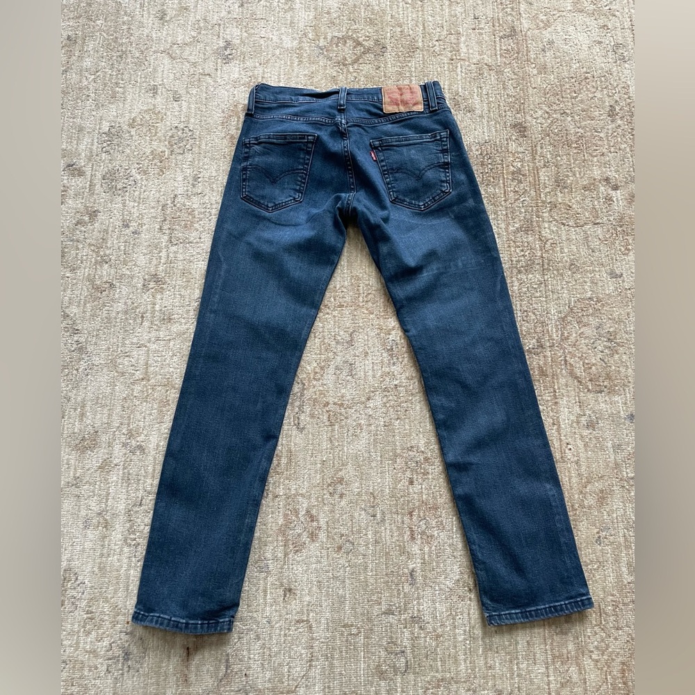 Dark Blue Levi’s 511 Women's Straight Leg Jeans - Picture 7 of 13